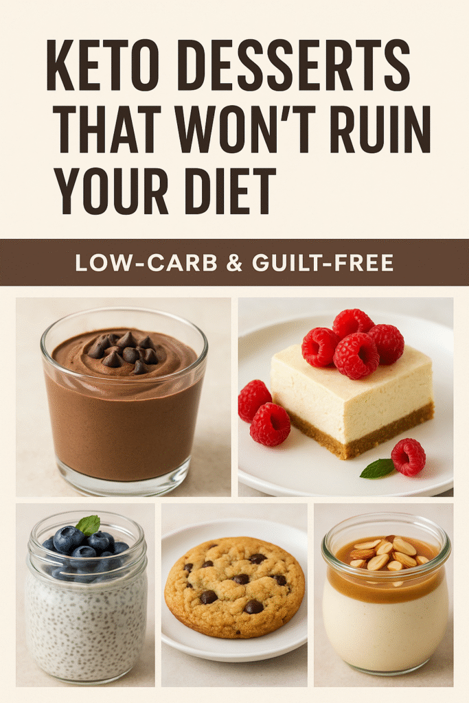 Keto Desserts That Won't Ruin Your Diet 